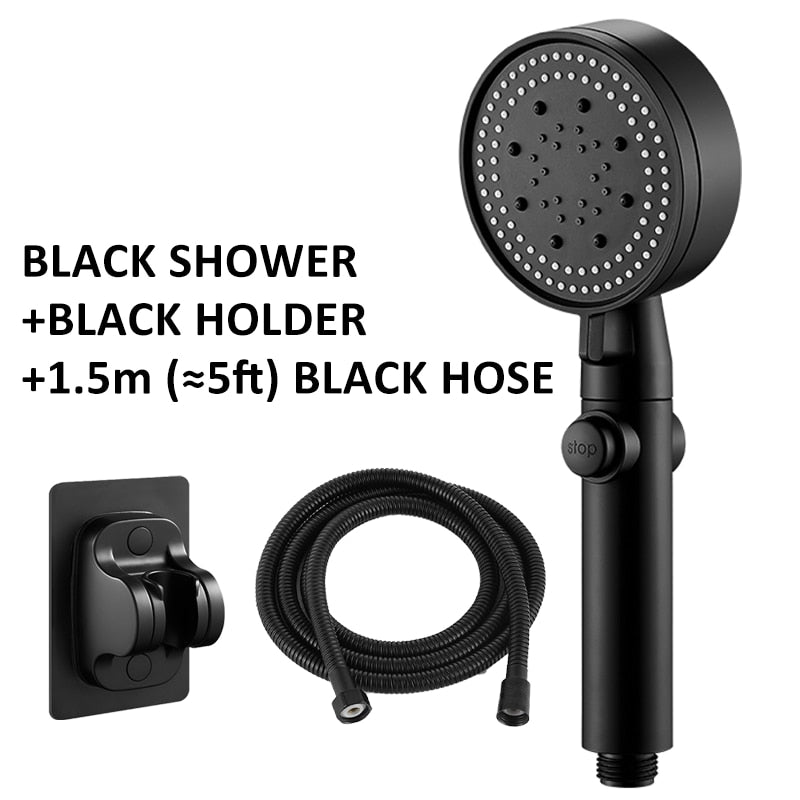 5 Mode Adjustable High Pressure Shower