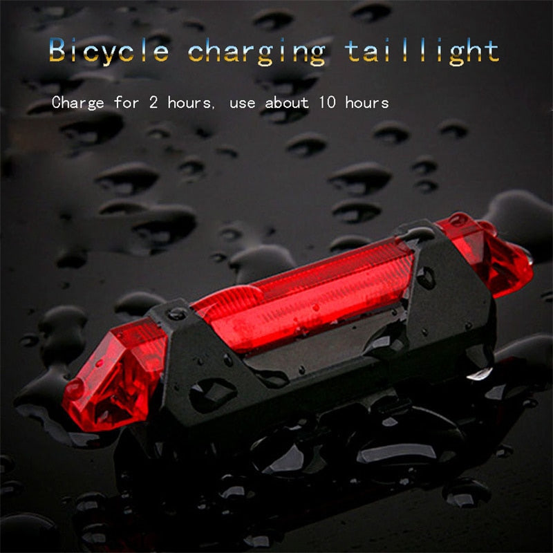 Waterproof  8000mAh 5 Led Bike Light