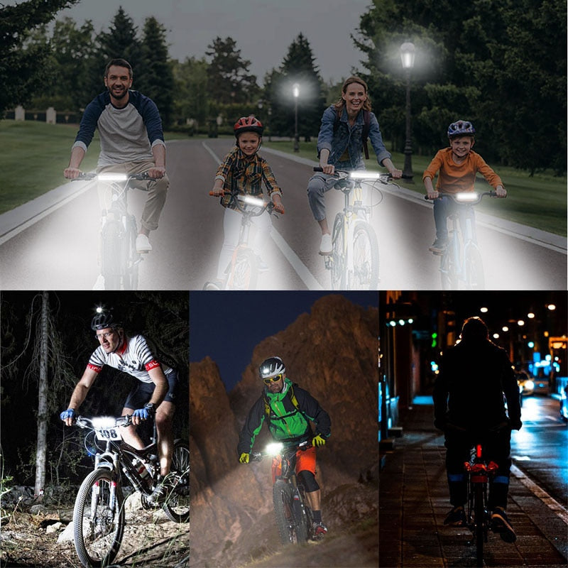 Waterproof  8000mAh 5 Led Bike Light