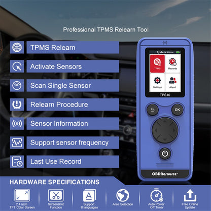 Car Tire Pressure Monitoring System Diagnostic Security Tool