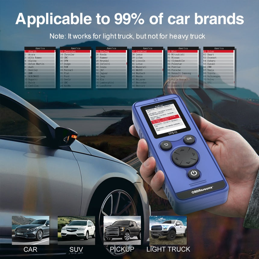 Car Tire Pressure Monitoring System Diagnostic Security Tool