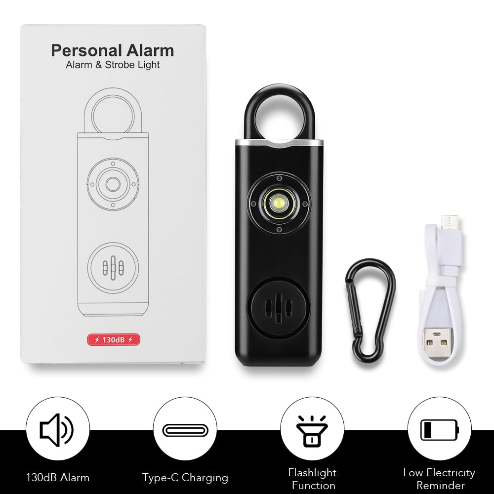 Emergency Anti-Attack Safety Alarm Key Chain